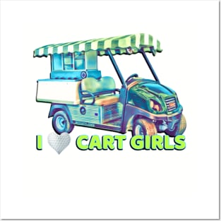 I Love Cart Girls Posters and Art